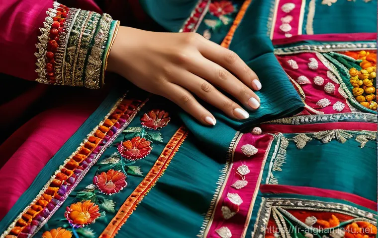 아프가니스탄 여성 복식 - A serene portrait of an Afghan woman showcasing everyday elegance in a traditional kameez and shalwa...